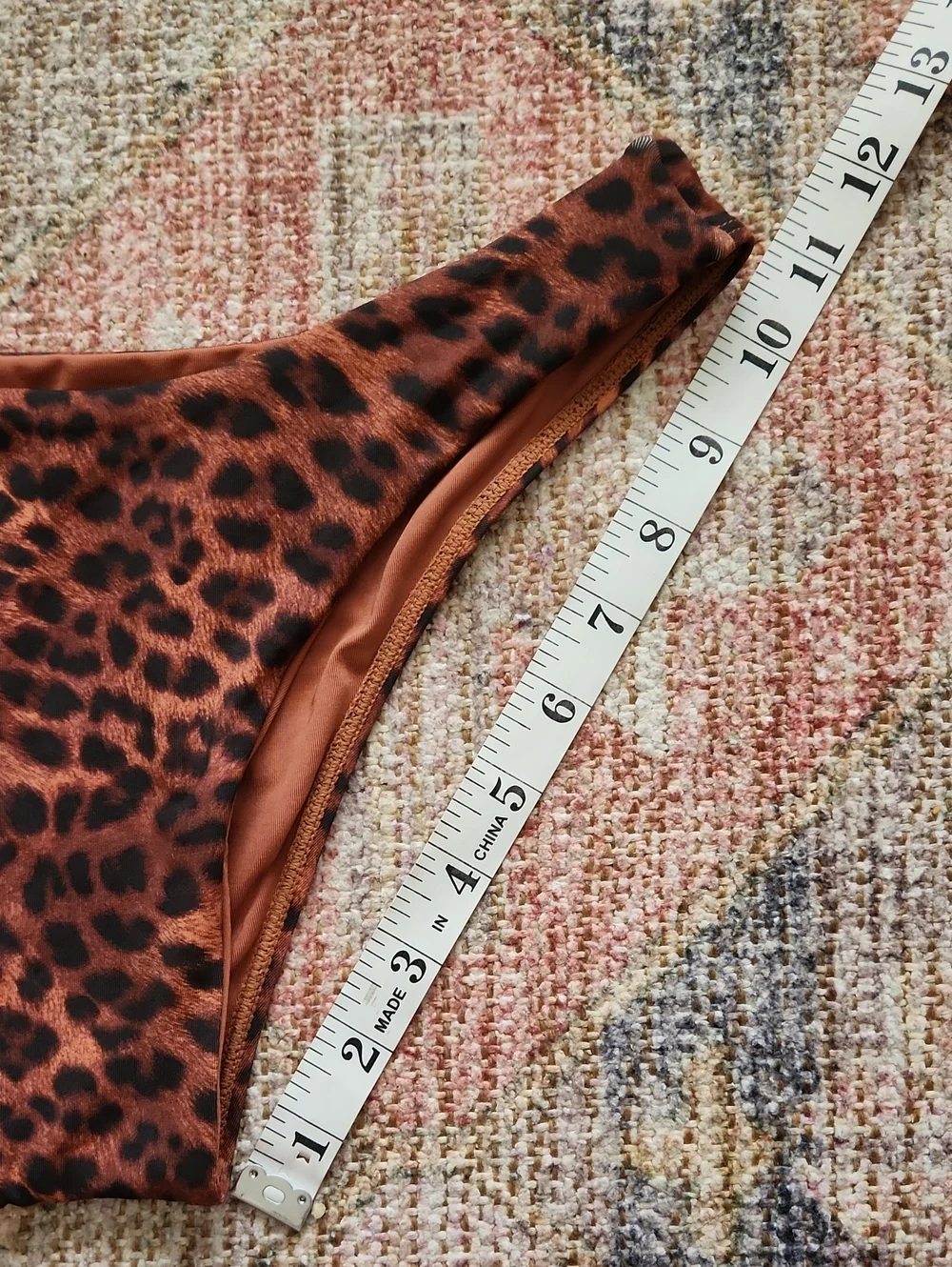Nwt- Monday Swimwear Byron Bottom Dark Jaguar Size Small